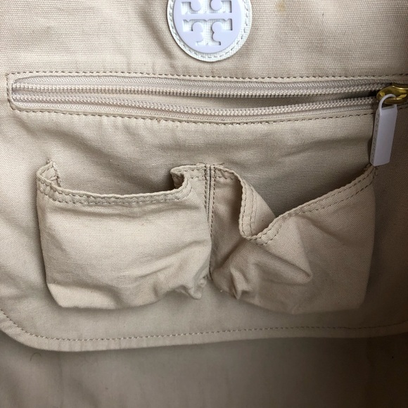 SOLD!!!!!!! Tory Burch Ella Nylon/Leather Tote - Picture 6 of 8